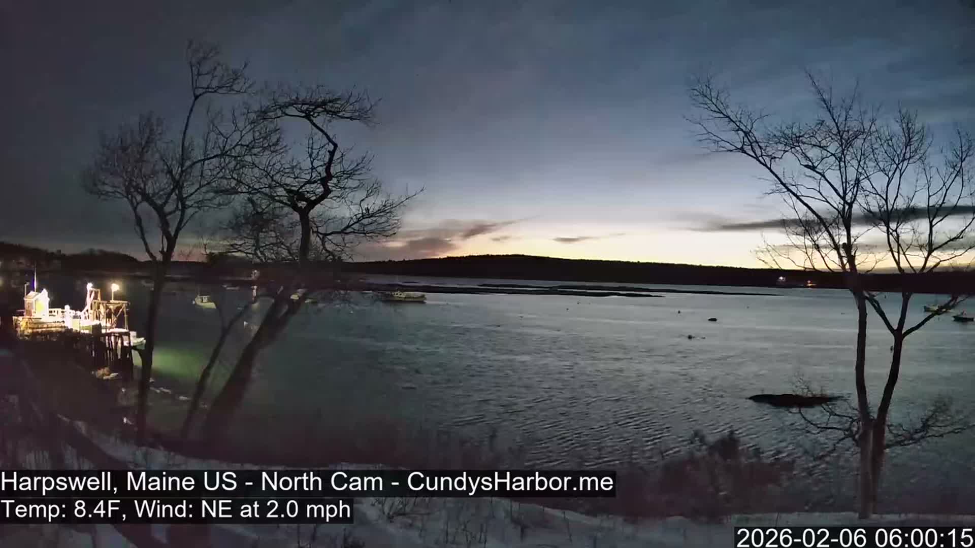 Cundy Harbor North Live Cam - Harpswell, Maine, USA