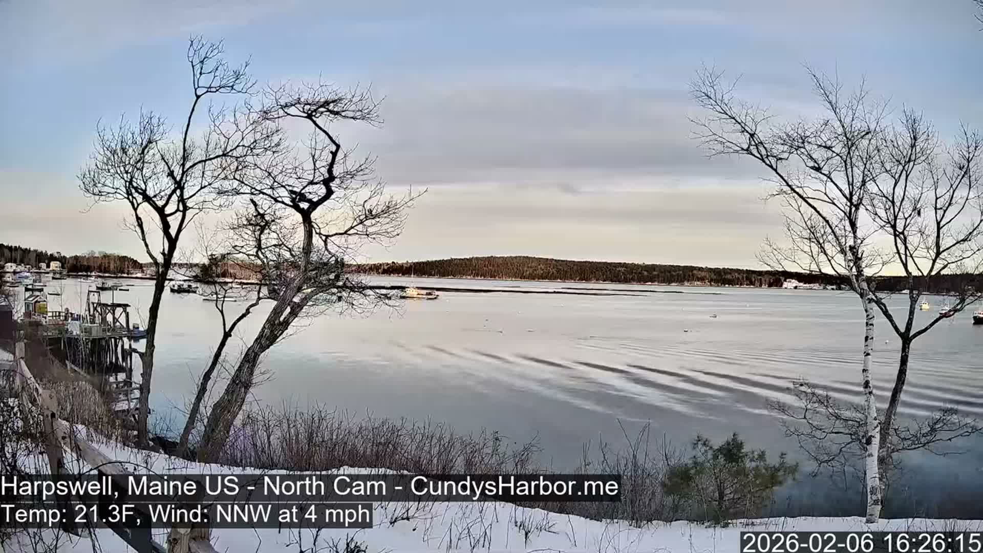 Cundy Harbor North Live Cam - Harpswell, Maine, USA