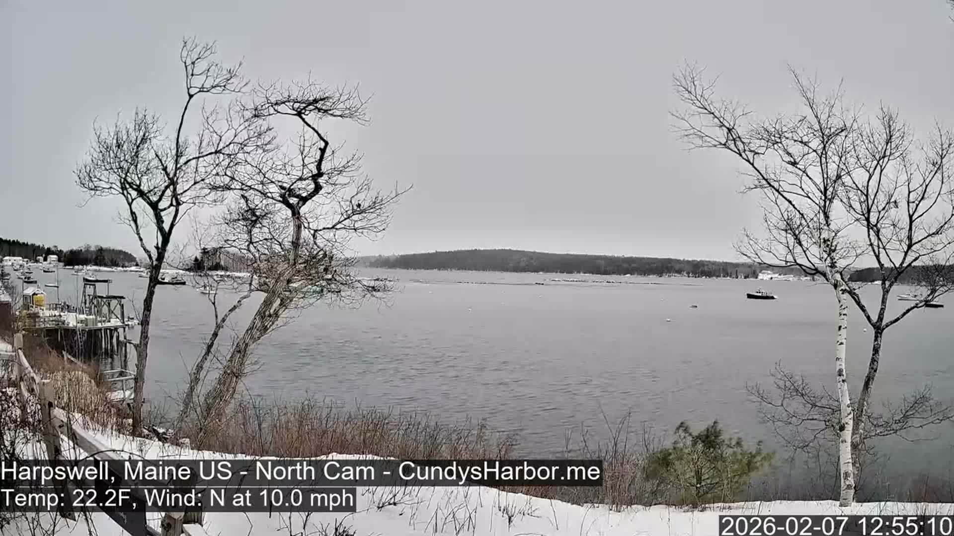 Cundy Harbor North Live Cam - Harpswell, Maine, USA
