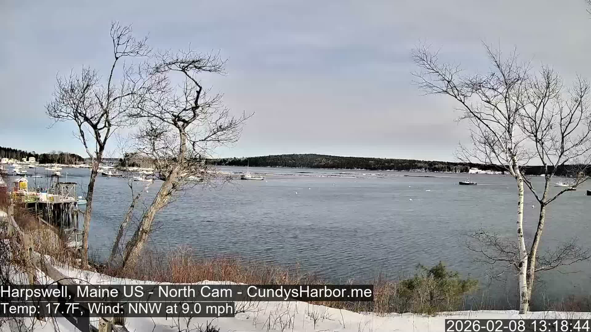 Cundy Harbor North Live Cam - Harpswell, Maine, USA