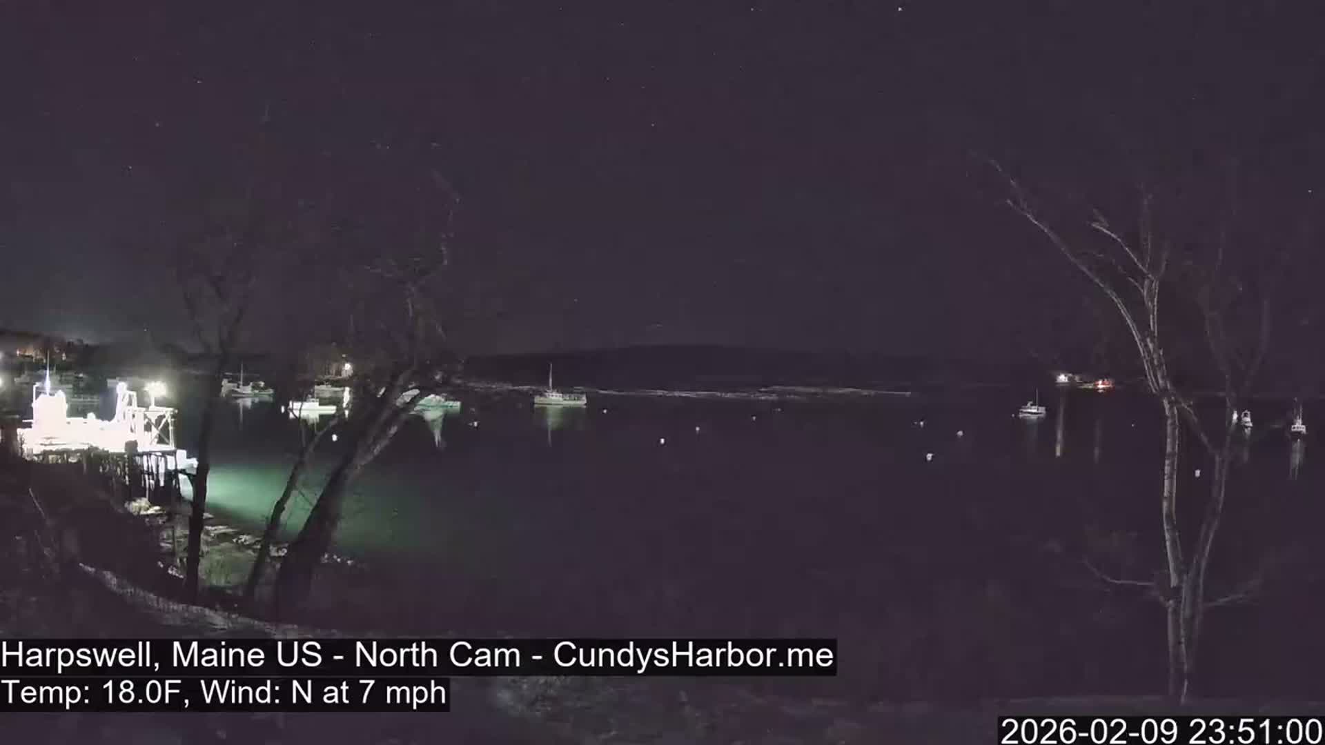 Cundy Harbor North Live Cam - Harpswell, Maine, USA