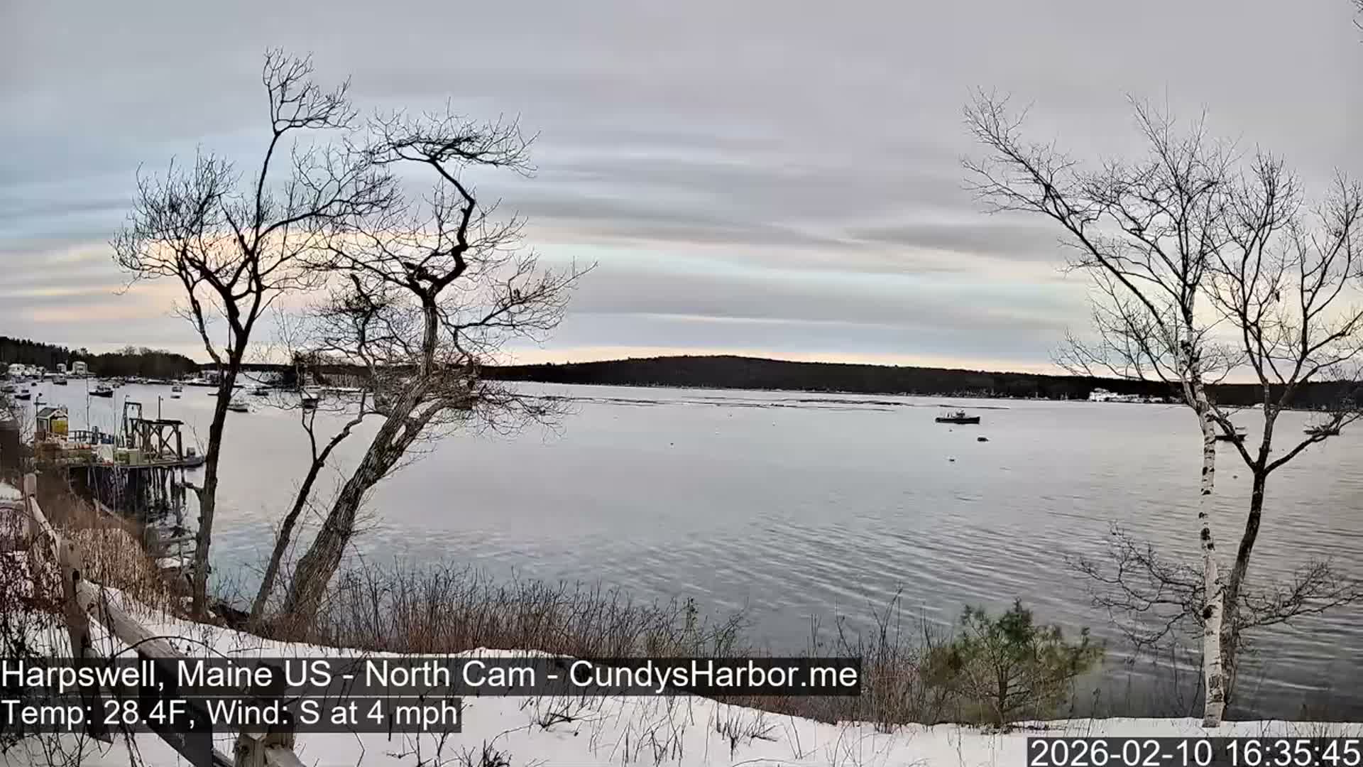 Cundy Harbor North Live Cam - Harpswell, Maine, USA
