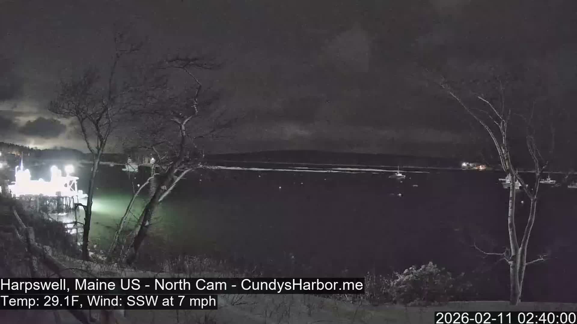 Cundy Harbor North Live Cam - Harpswell, Maine, USA