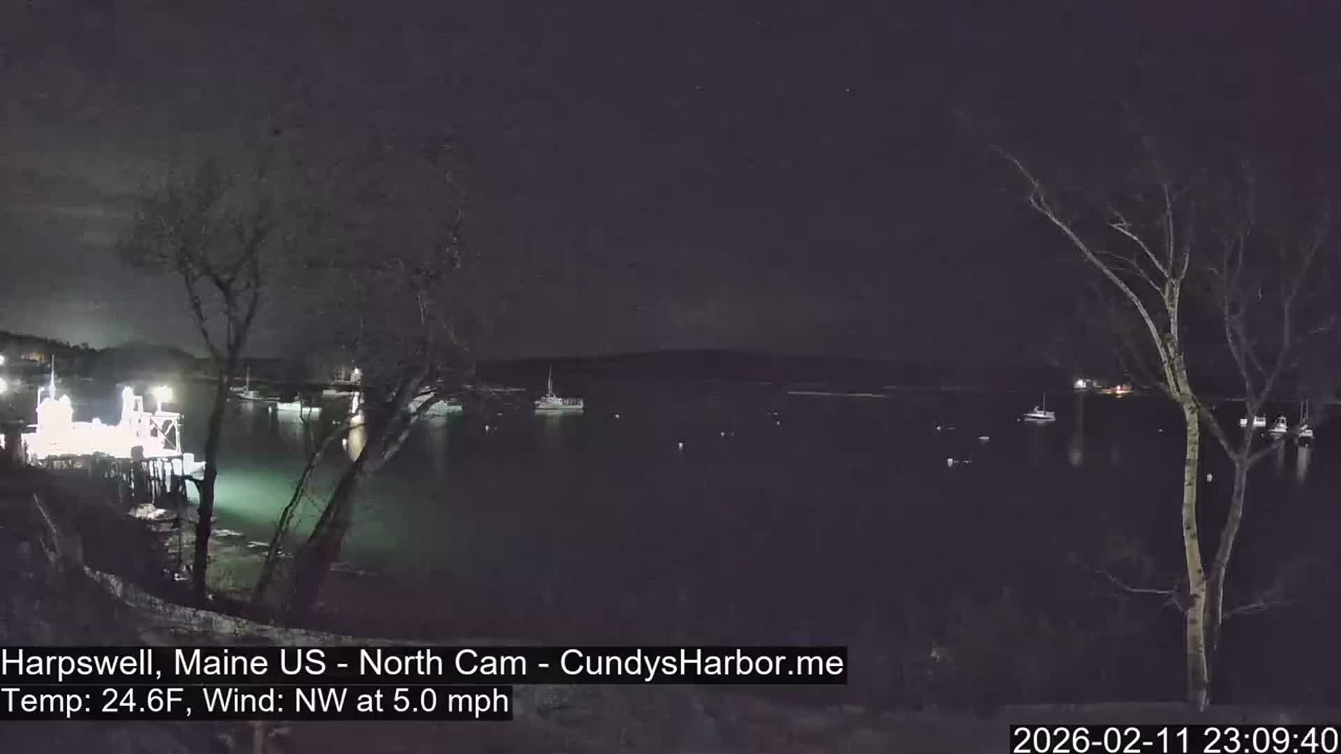 Cundy Harbor North Live Cam - Harpswell, Maine, USA
