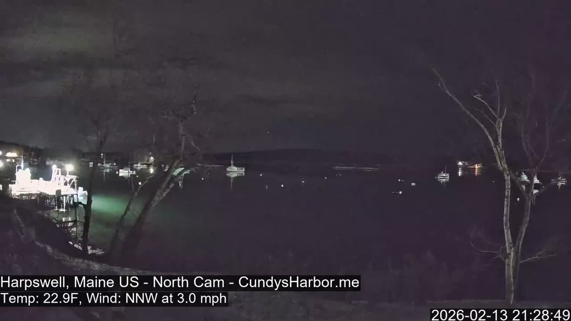 Cundy Harbor North Live Cam - Harpswell, Maine, USA