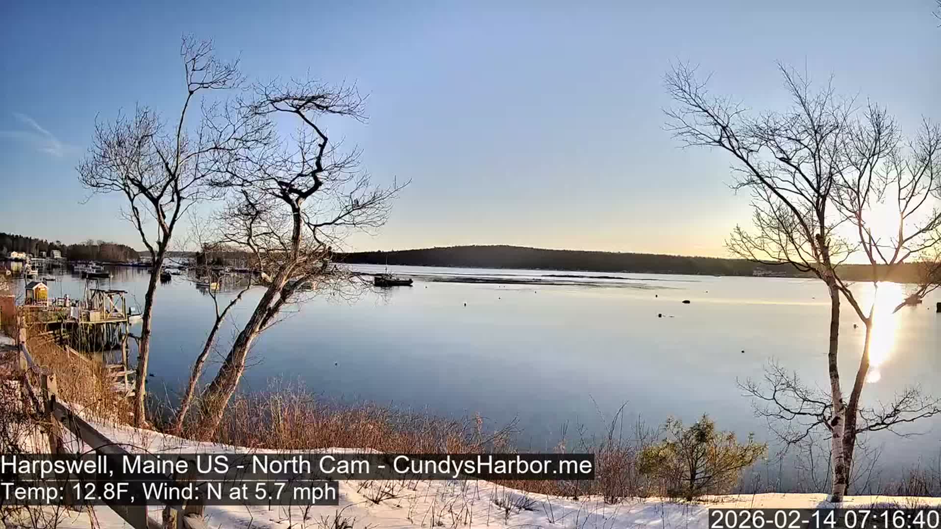 Cundy Harbor North Live Cam - Harpswell, Maine, USA