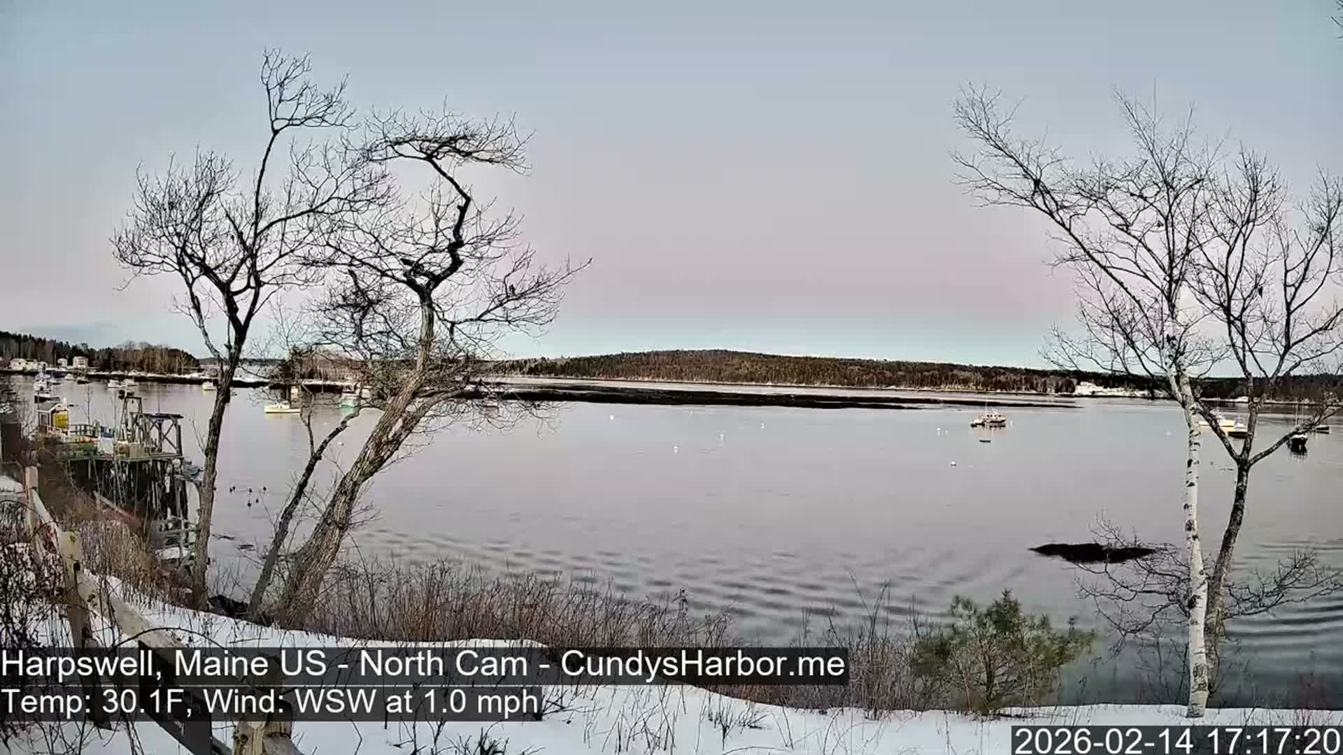 Cundy Harbor North Live Cam - Harpswell, Maine, USA