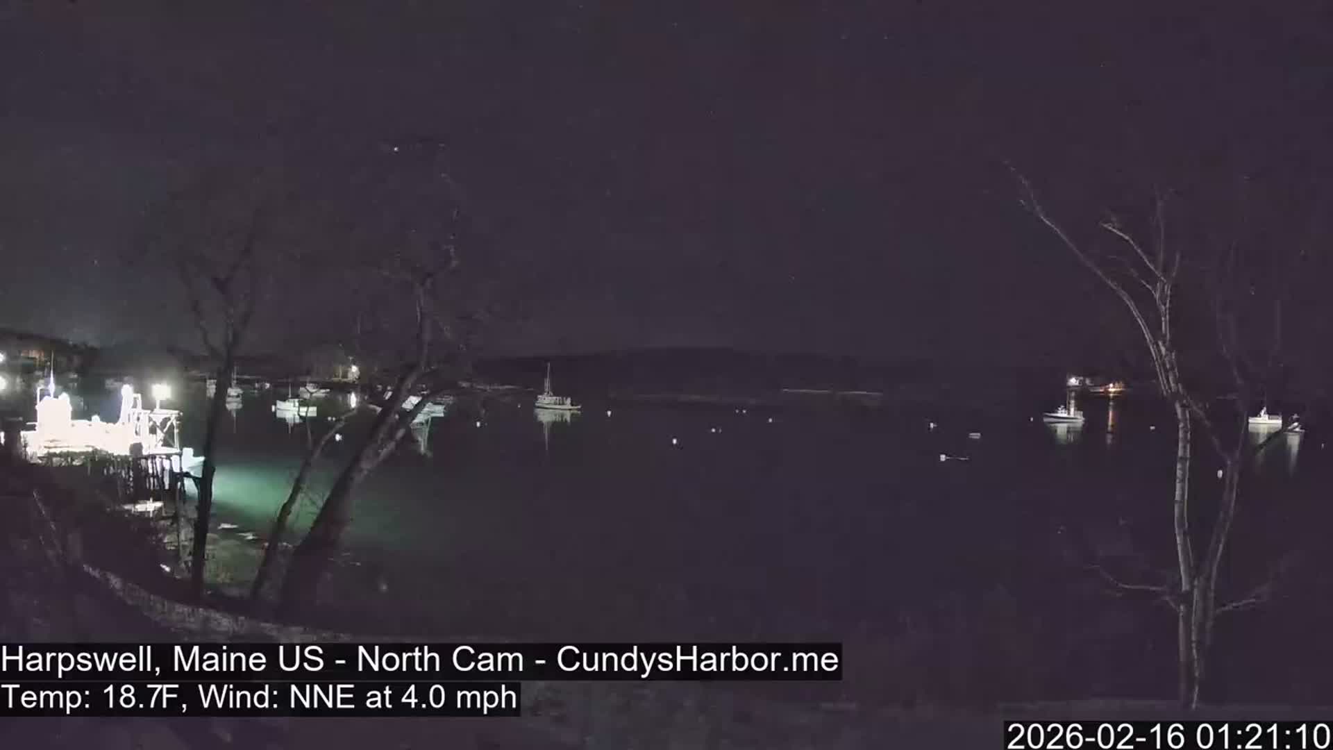 Cundy Harbor North Live Cam - Harpswell, Maine, USA