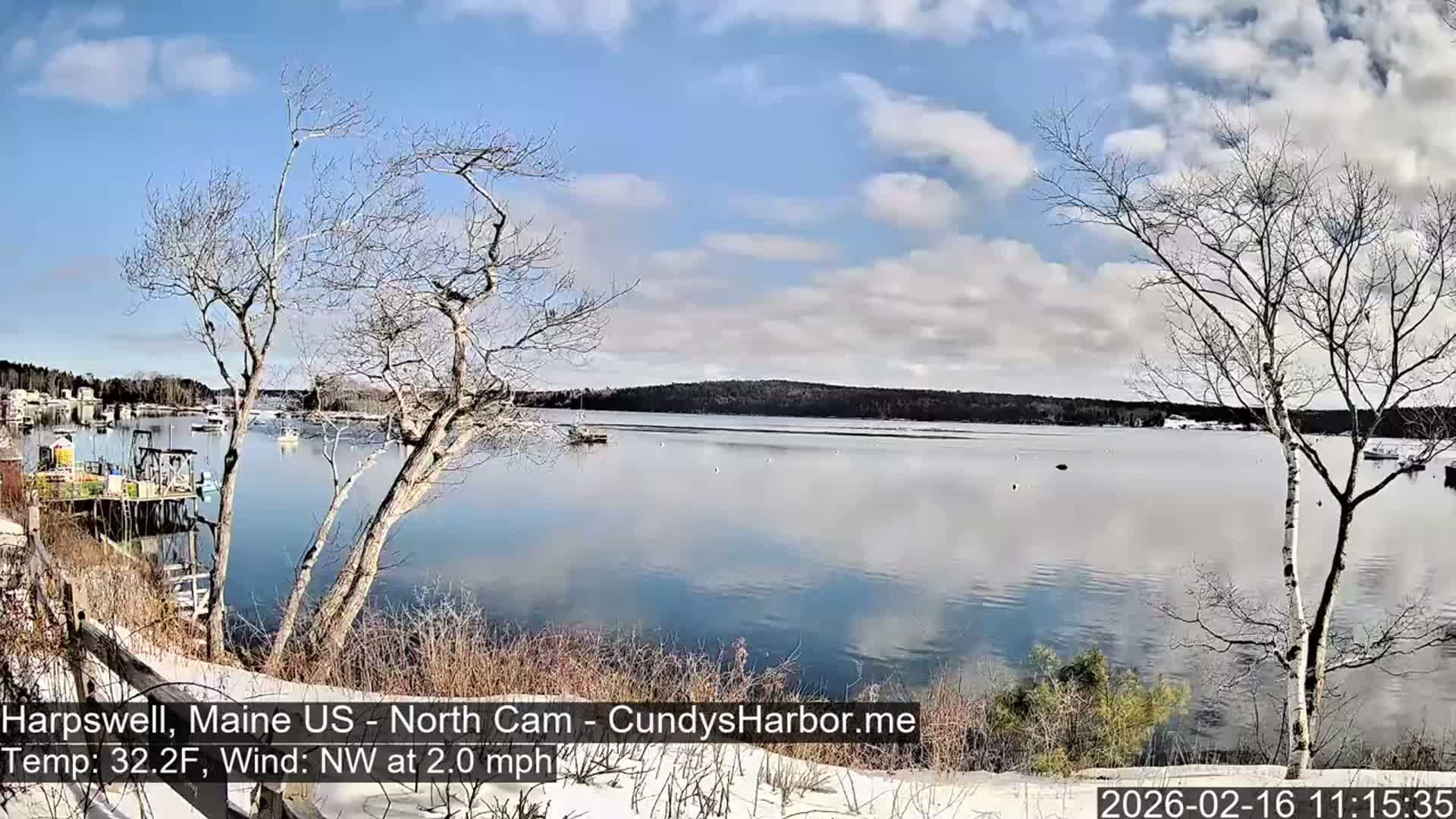 Cundy Harbor North Live Cam - Harpswell, Maine, USA