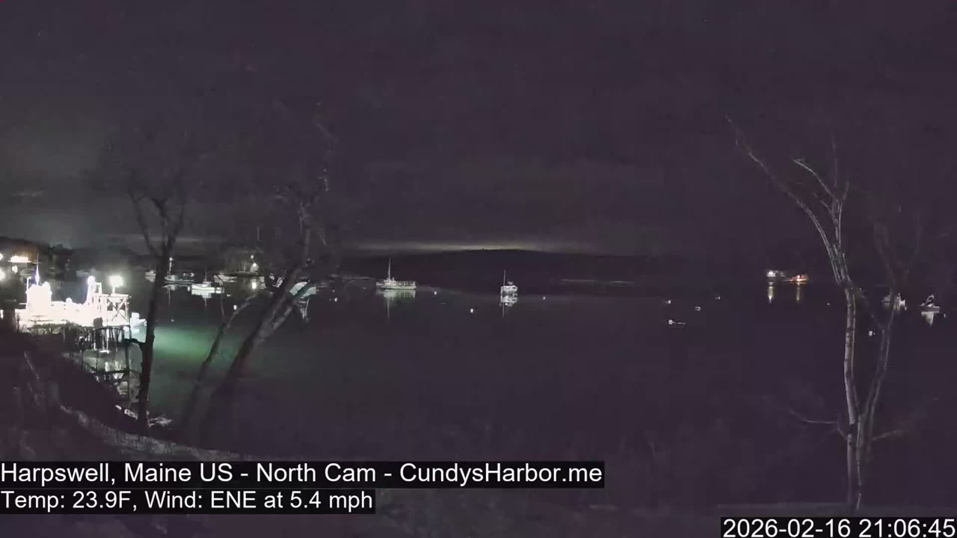 Cundy Harbor North Live Cam - Harpswell, Maine, USA