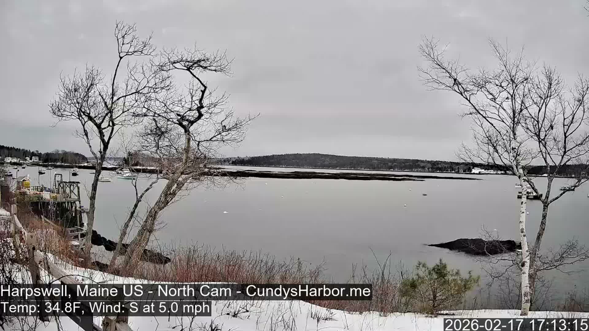 Cundy Harbor North Live Cam - Harpswell, Maine, USA