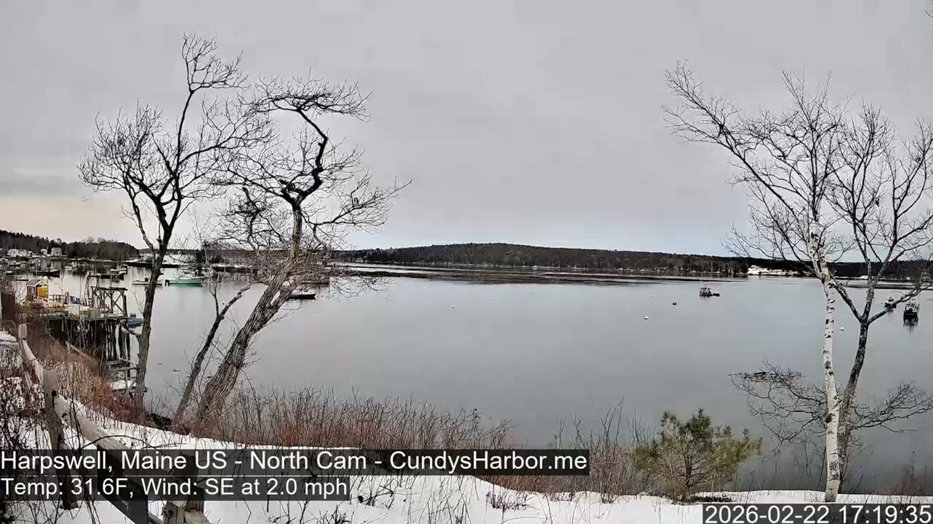 Cundy Harbor North Live Cam - Harpswell, Maine, USA