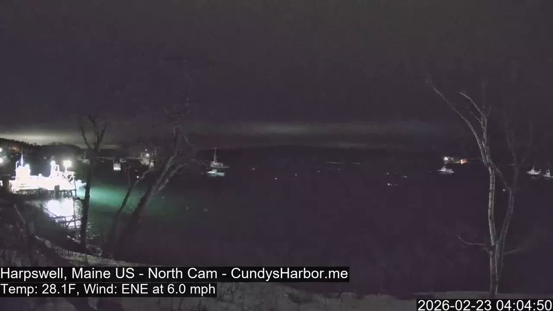 Cundy Harbor North Live Cam - Harpswell, Maine, USA