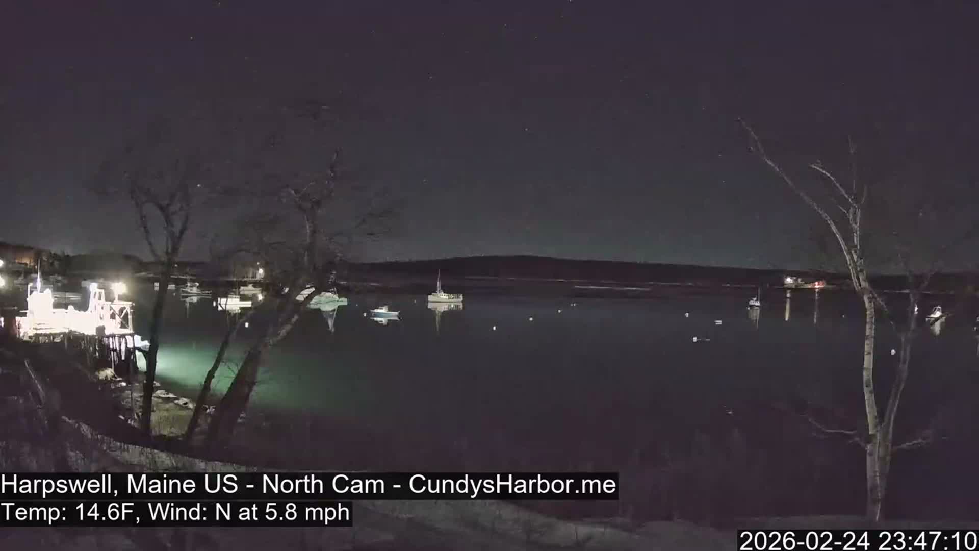 Cundy Harbor North Live Cam - Harpswell, Maine, USA