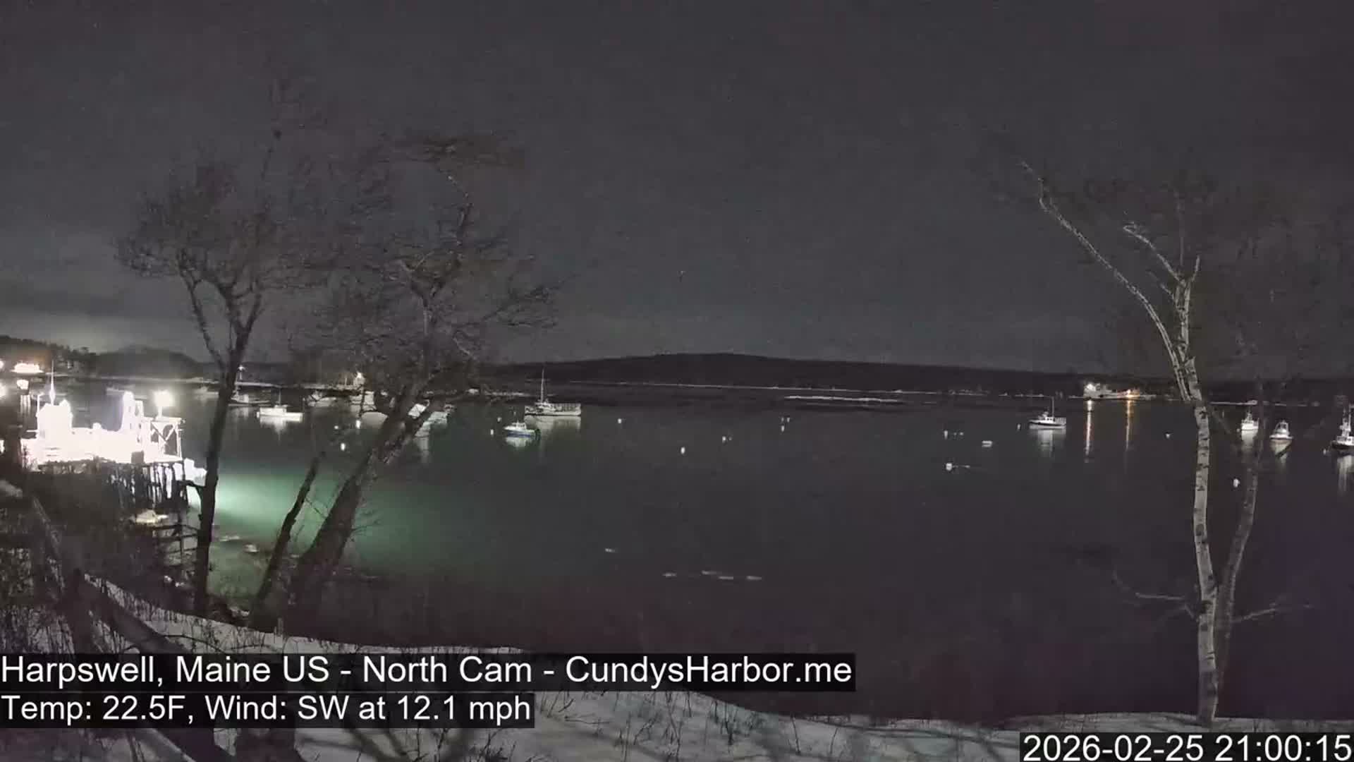 Cundy Harbor North Live Cam - Harpswell, Maine, USA