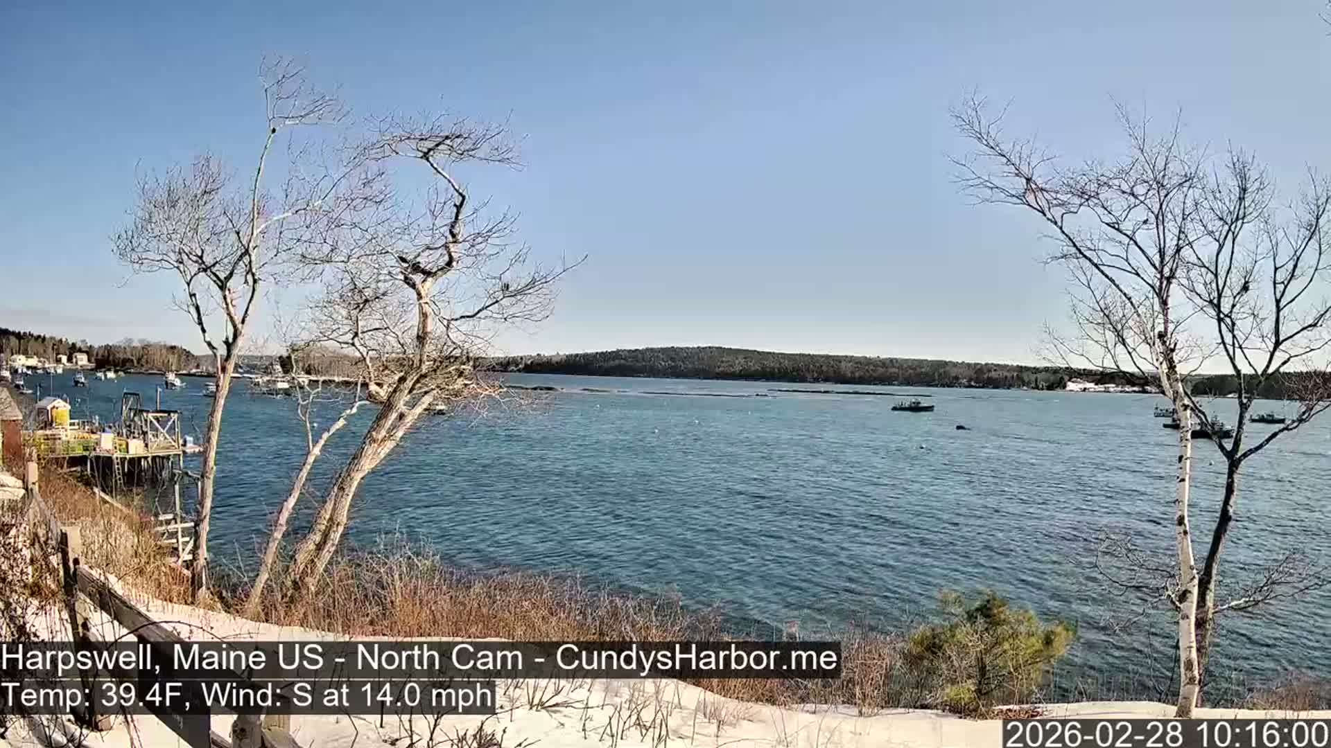 Cundy Harbor North Live Cam - Harpswell, Maine, USA
