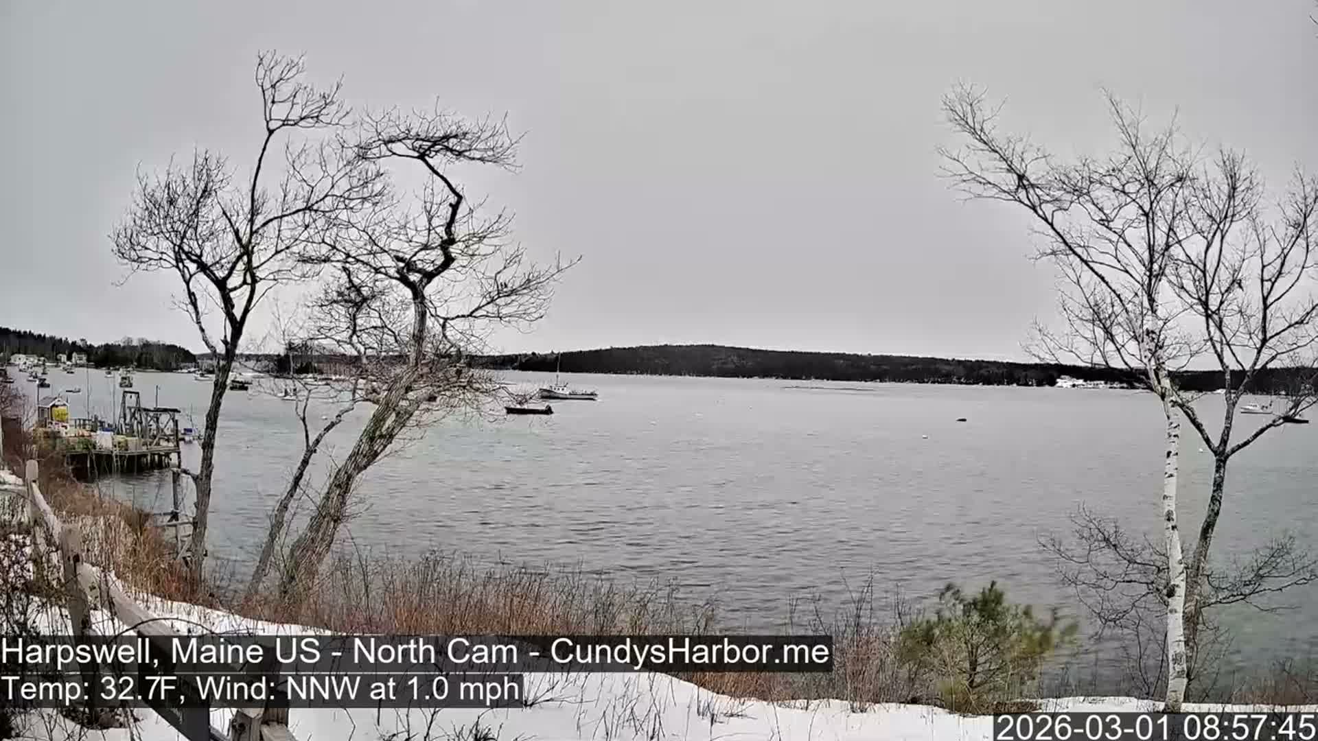 Cundy Harbor North Live Cam - Harpswell, Maine, USA