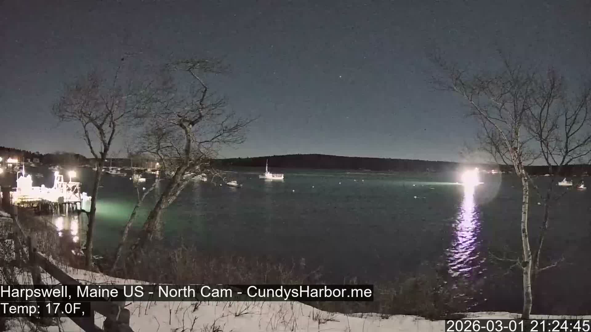 Cundy Harbor North Live Cam - Harpswell, Maine, USA