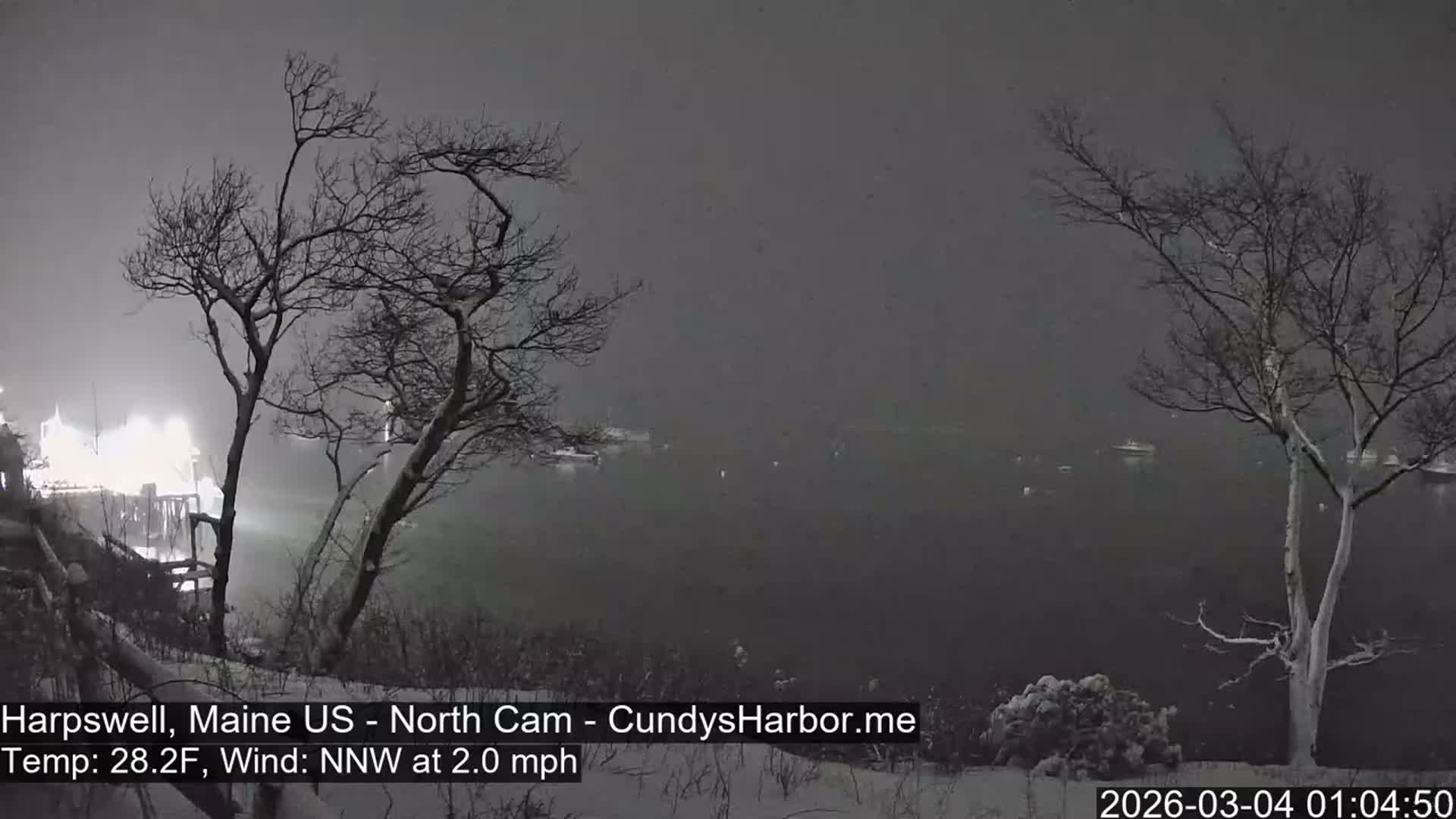 Cundy Harbor North Live Cam - Harpswell, Maine, USA