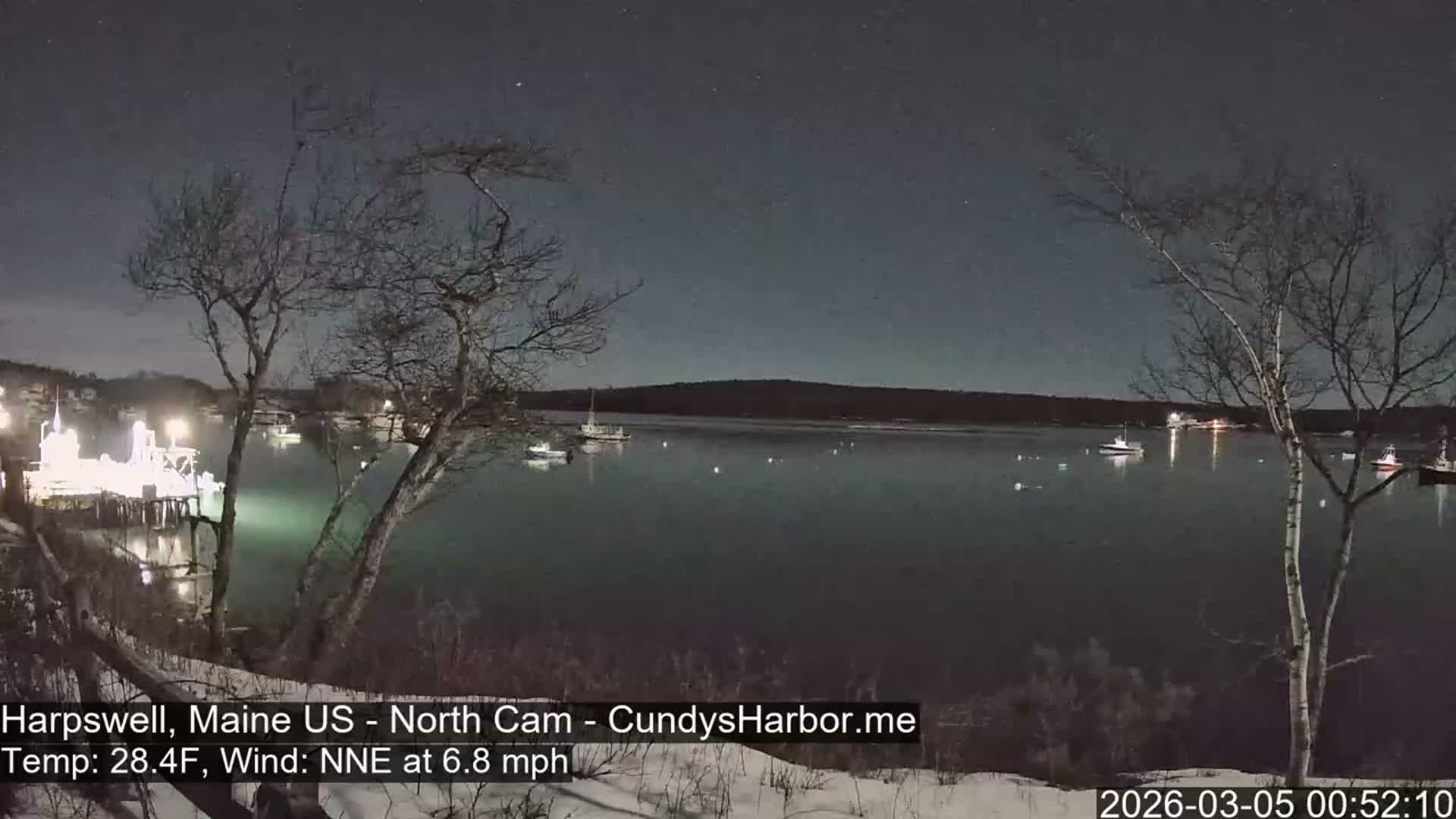 Cundy Harbor North Live Cam - Harpswell, Maine, USA