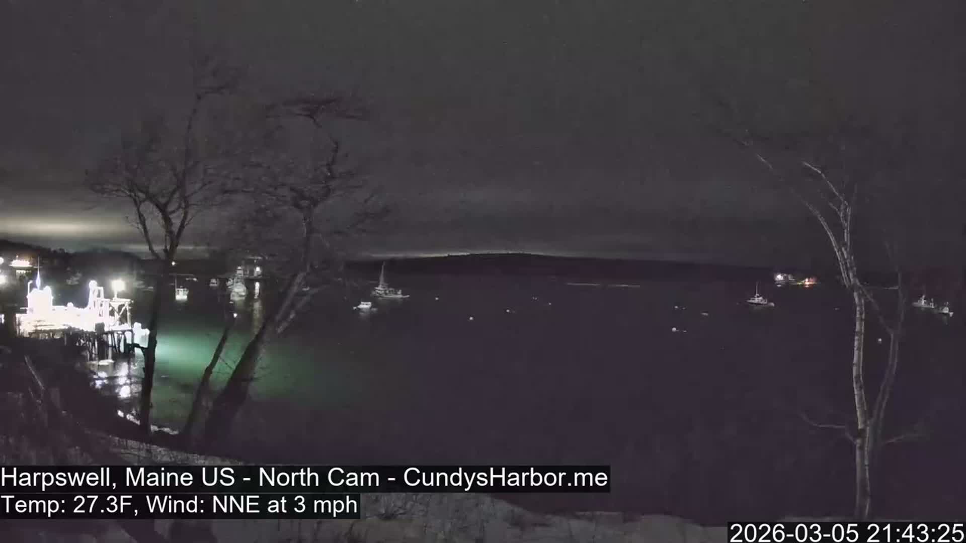 Cundy Harbor North Live Cam - Harpswell, Maine, USA