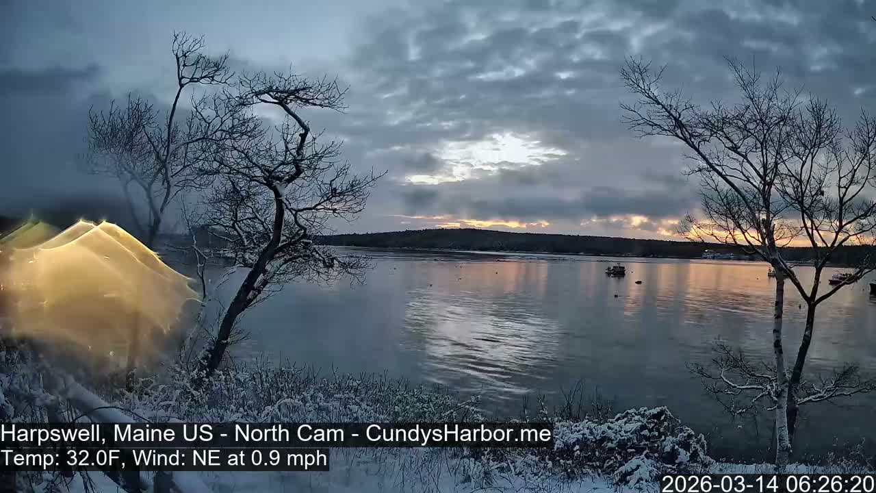 Cundy Harbor North Live Cam - Harpswell, Maine, USA