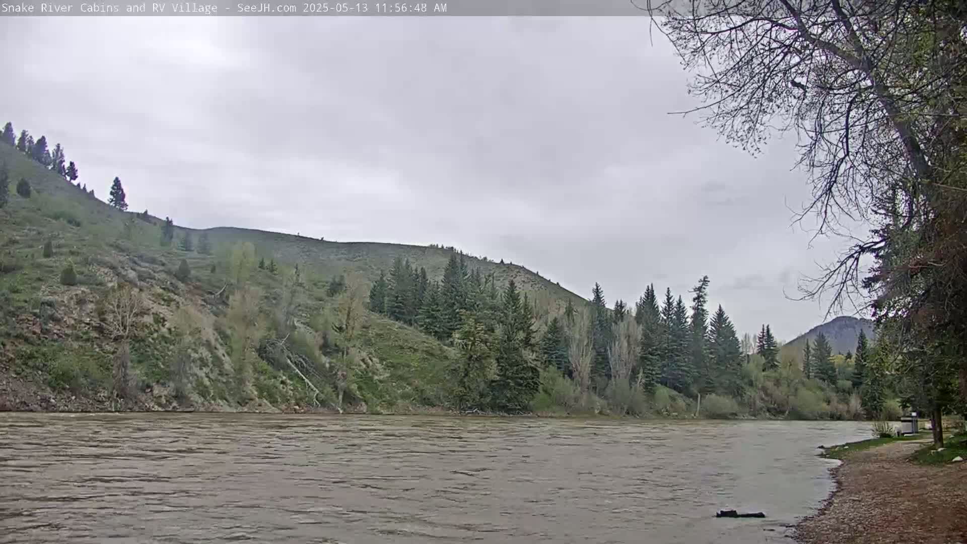Hoback, Snake River Cabins and RV Village Live Cam - Hoback, Teton, Wyoming, USA