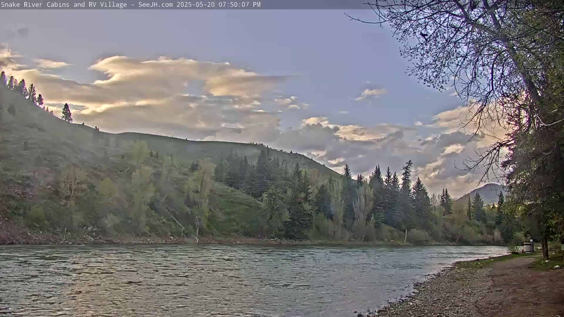 Hoback, Snake River Cabins and RV Village Live Cam - Hoback, Teton, Wyoming, USA