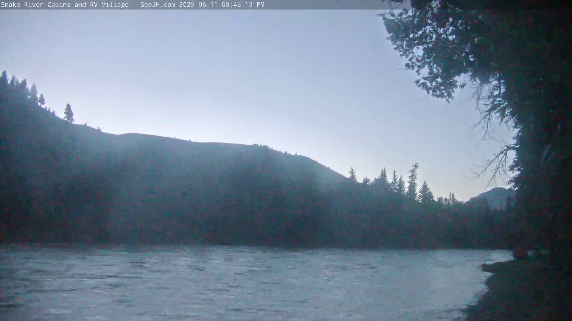Hoback, Snake River Cabins and RV Village Live Cam - Hoback, Teton, Wyoming, USA