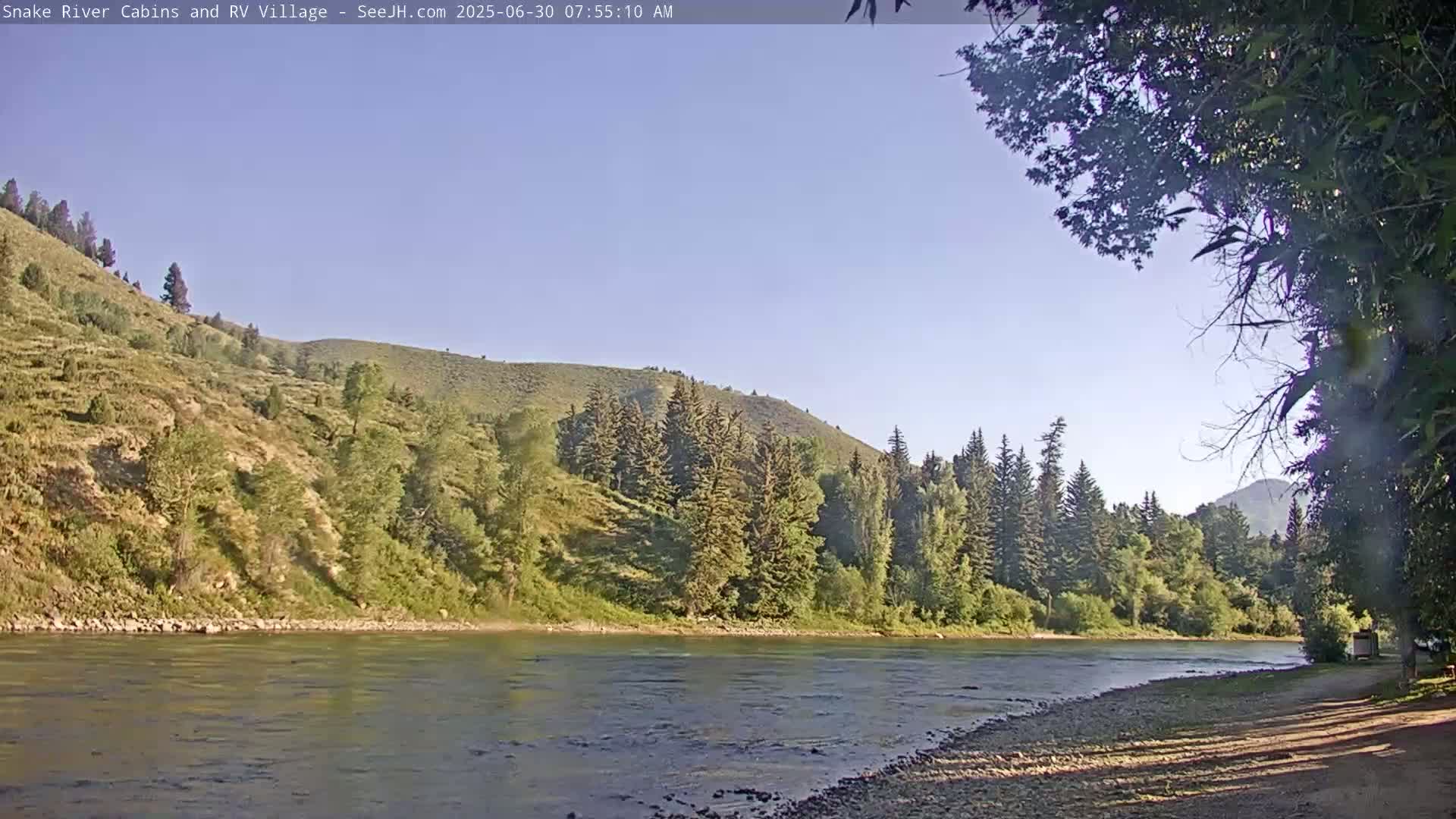 Hoback, Snake River Cabins and RV Village Live Cam - Hoback, Teton, Wyoming, USA
