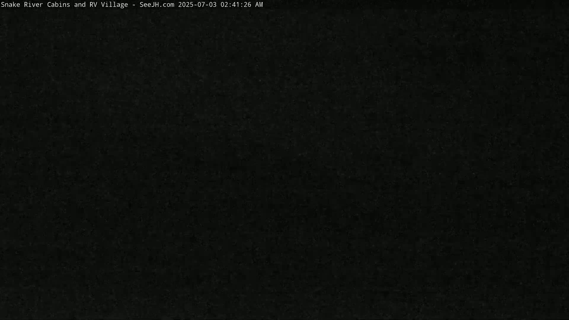 Hoback, Snake River Cabins and RV Village Live Cam - Hoback, Teton, Wyoming, USA
