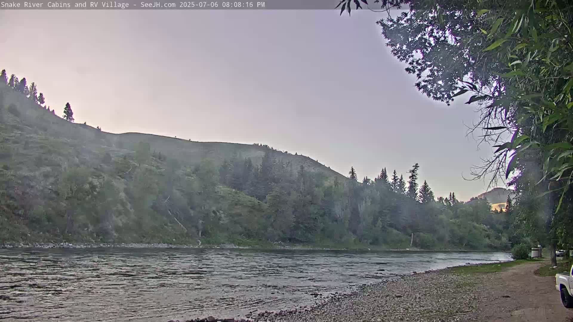 Hoback, Snake River Cabins and RV Village Live Cam - Hoback, Teton, Wyoming, USA