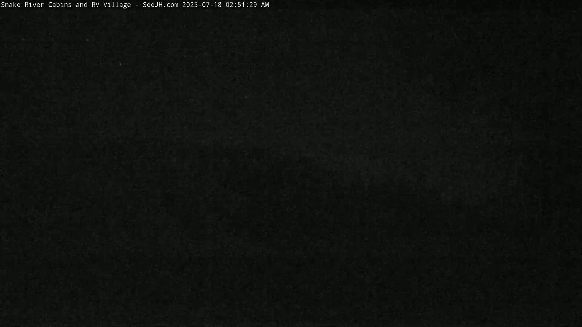 Hoback, Snake River Cabins and RV Village Live Cam - Hoback, Teton, Wyoming, USA
