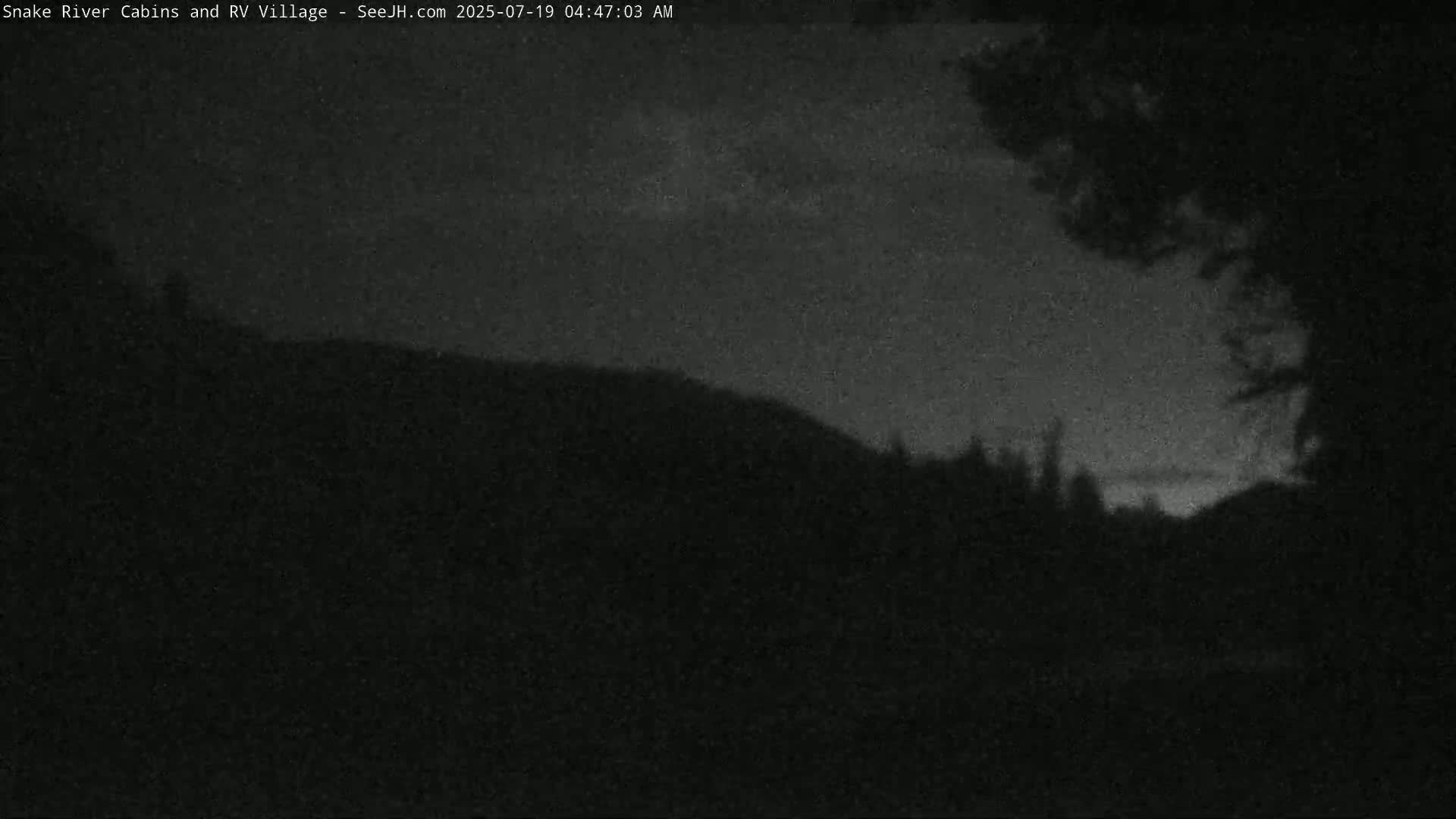 Hoback, Snake River Cabins and RV Village Live Cam - Hoback, Teton, Wyoming, USA