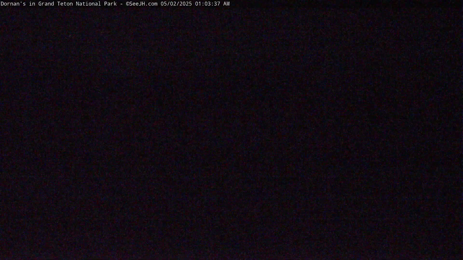 The image is a completely black screen.