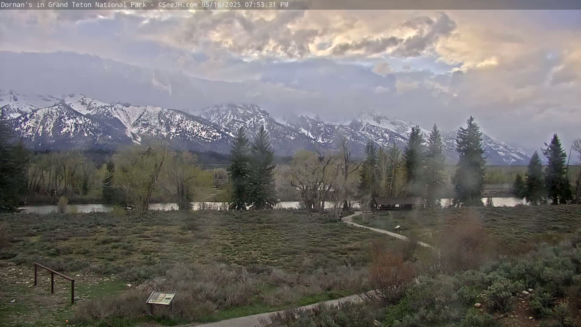 Grand Teton National Park  Live Cam - Moose, Teton, Wyoming, USA