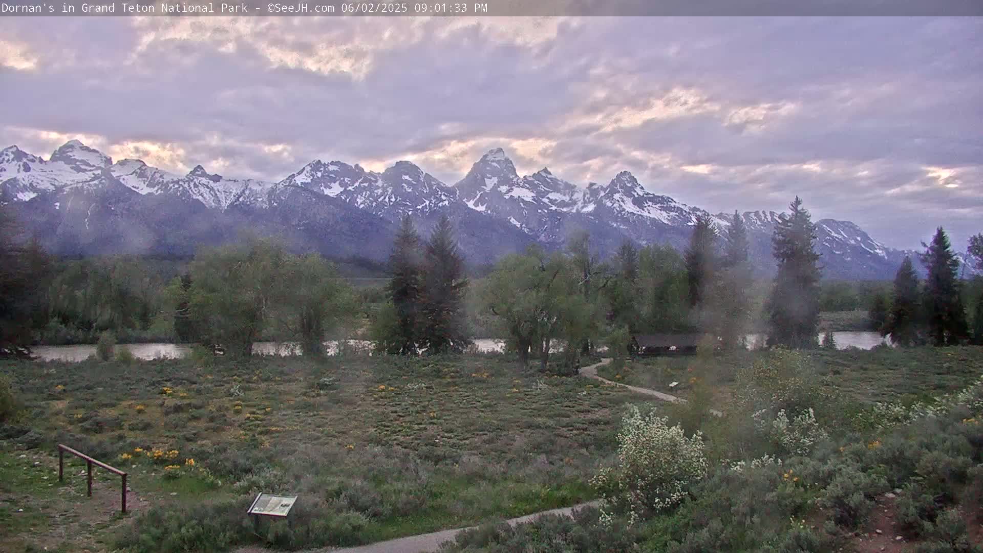Grand Teton National Park  Live Cam - Moose, Teton, Wyoming, USA