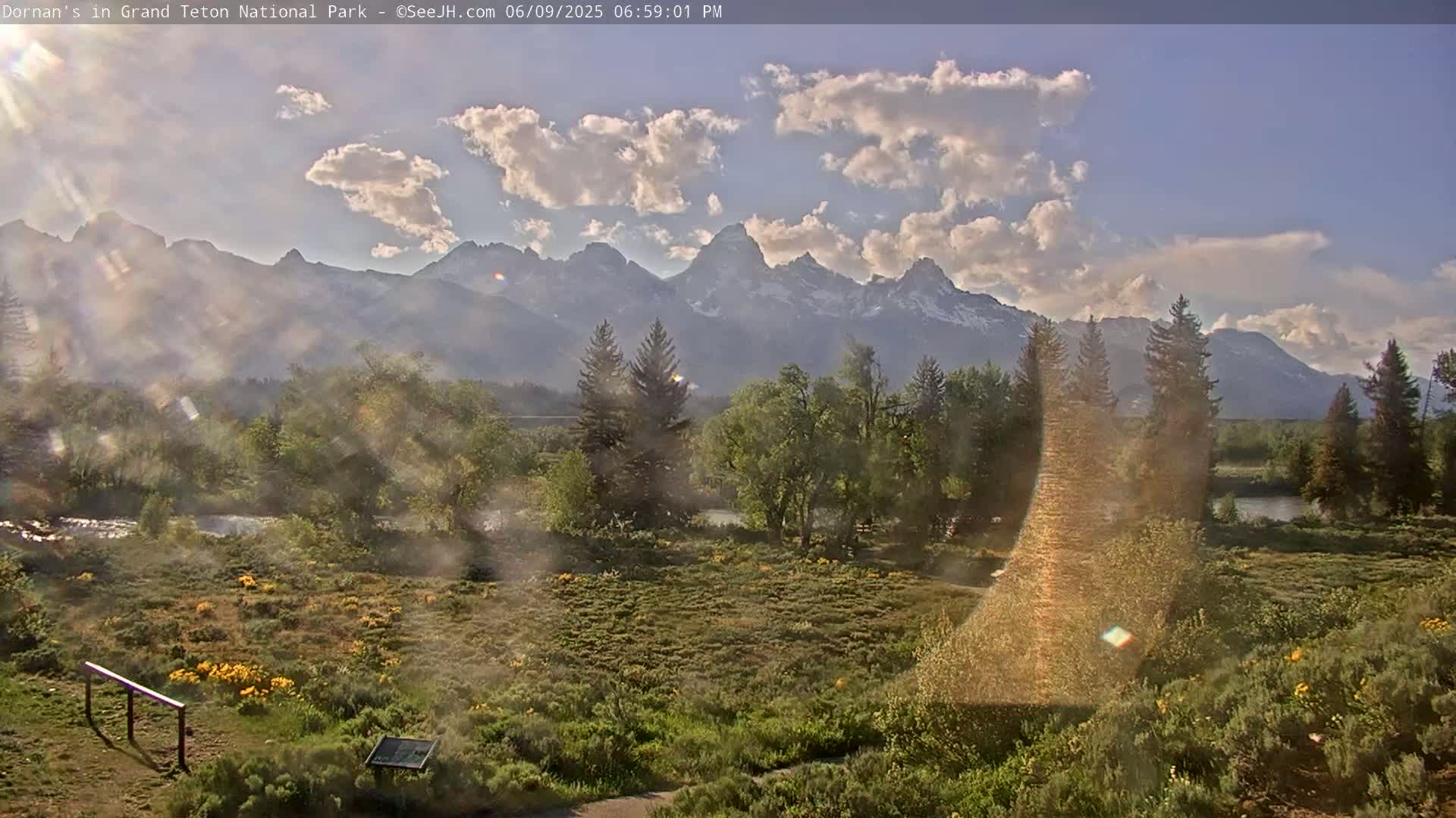 Grand Teton National Park  Live Cam - Moose, Teton, Wyoming, USA