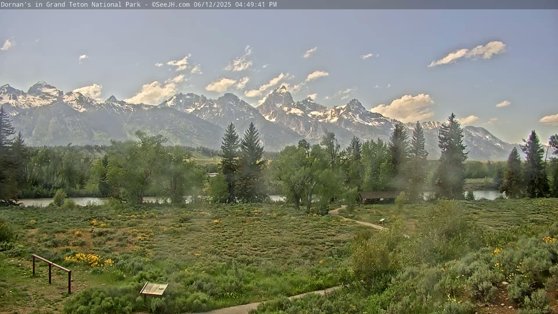 Grand Teton National Park  Live Cam - Moose, Teton, Wyoming, USA