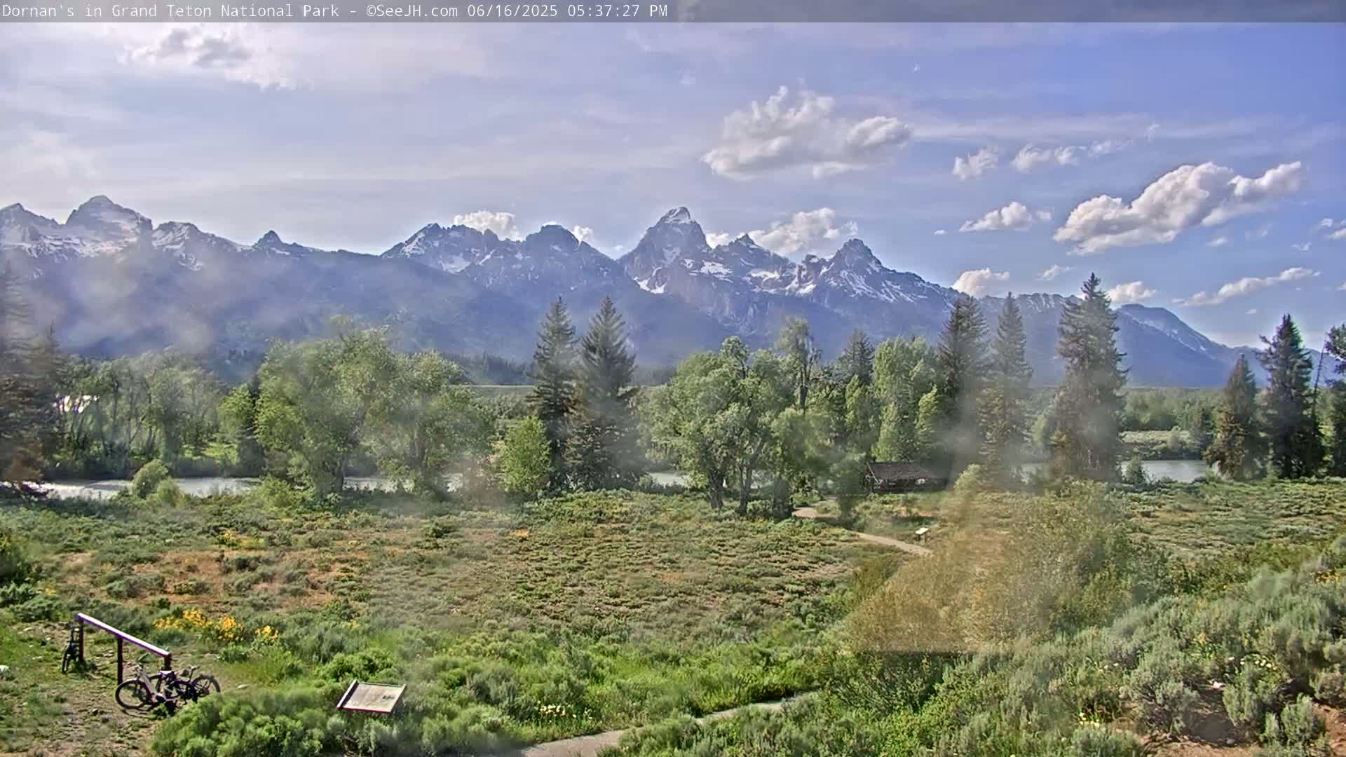 Grand Teton National Park  Live Cam - Moose, Teton, Wyoming, USA