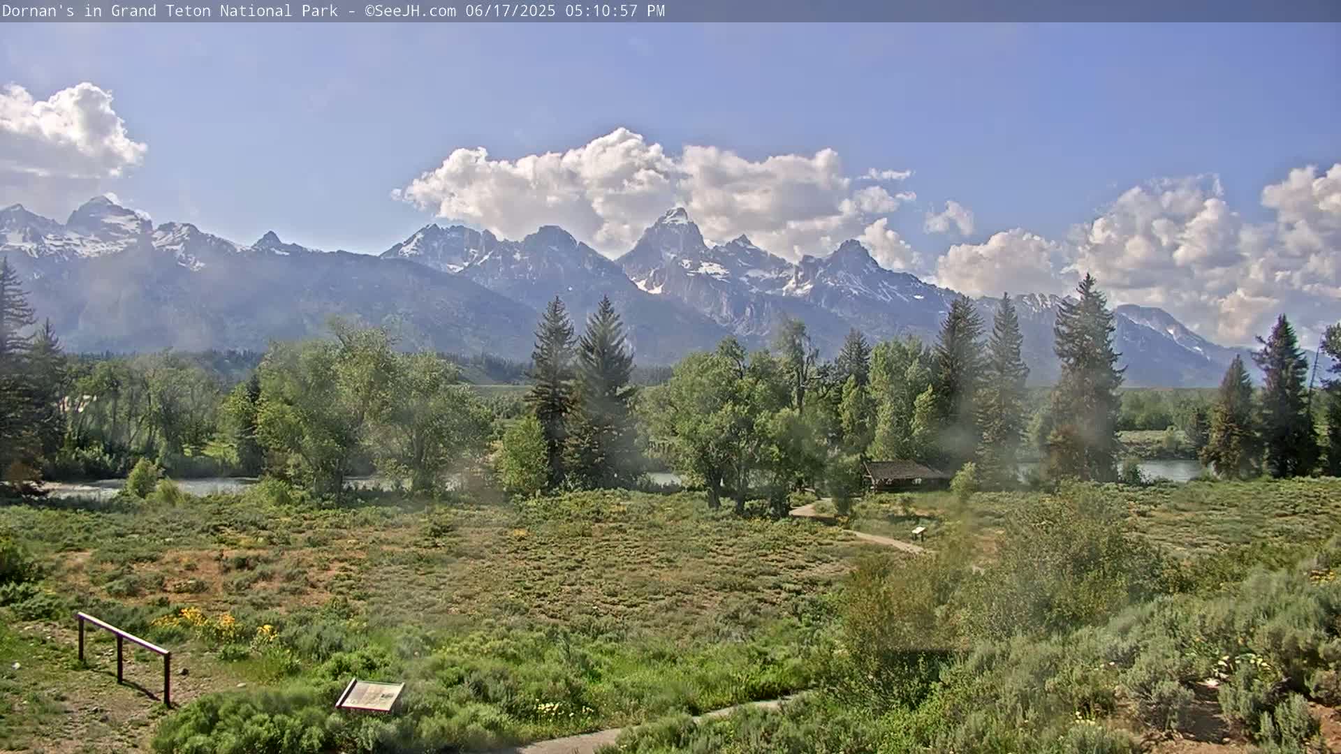 Grand Teton National Park  Live Cam - Moose, Teton, Wyoming, USA