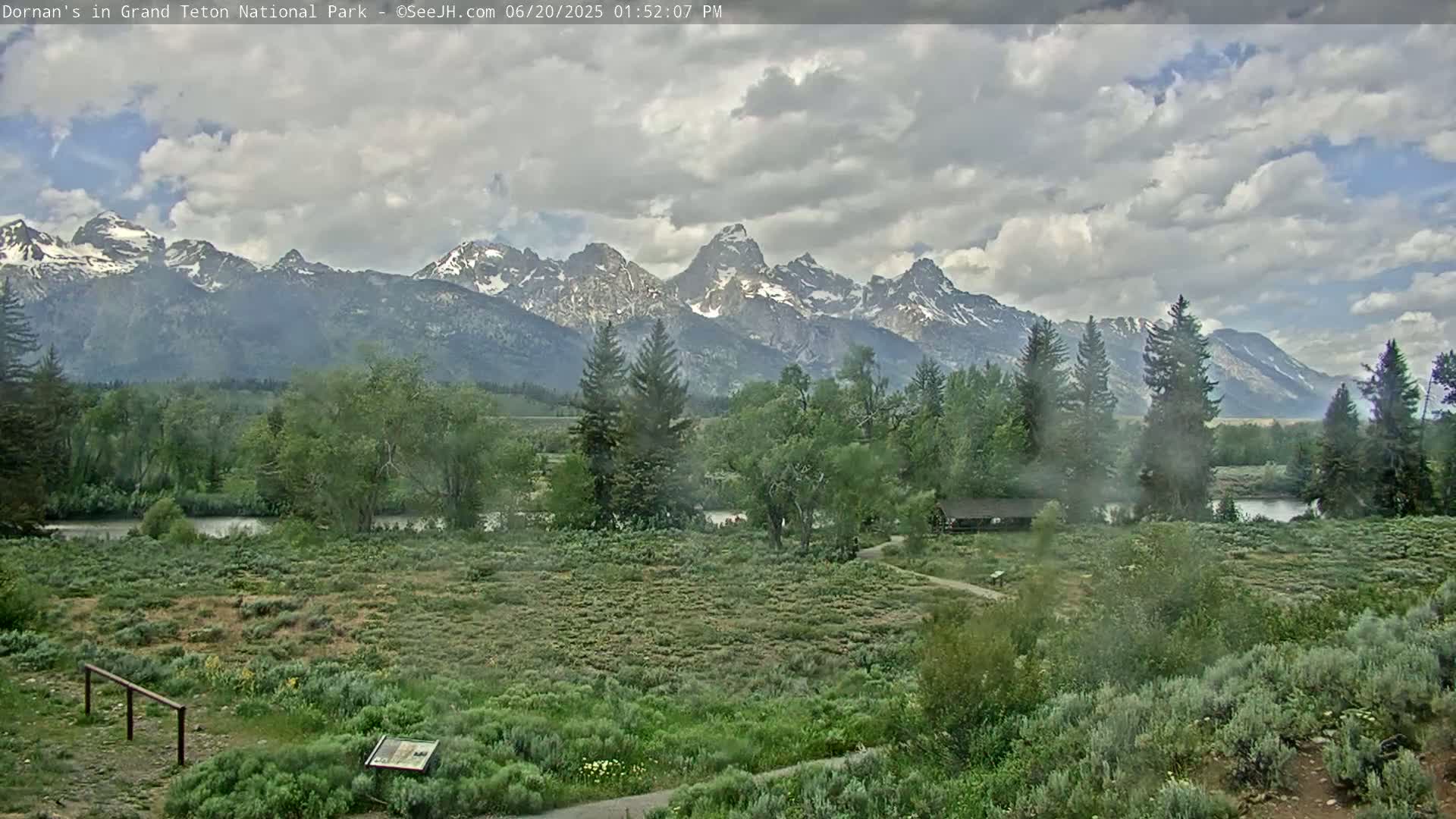 Grand Teton National Park  Live Cam - Moose, Teton, Wyoming, USA