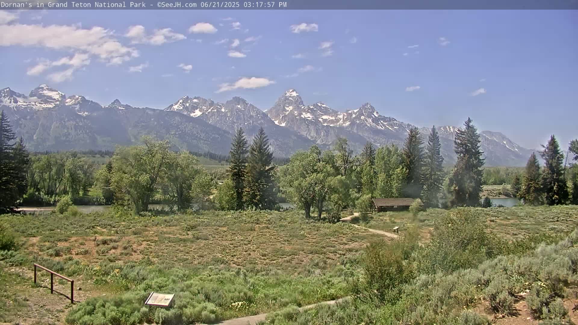 Grand Teton National Park  Live Cam - Moose, Teton, Wyoming, USA