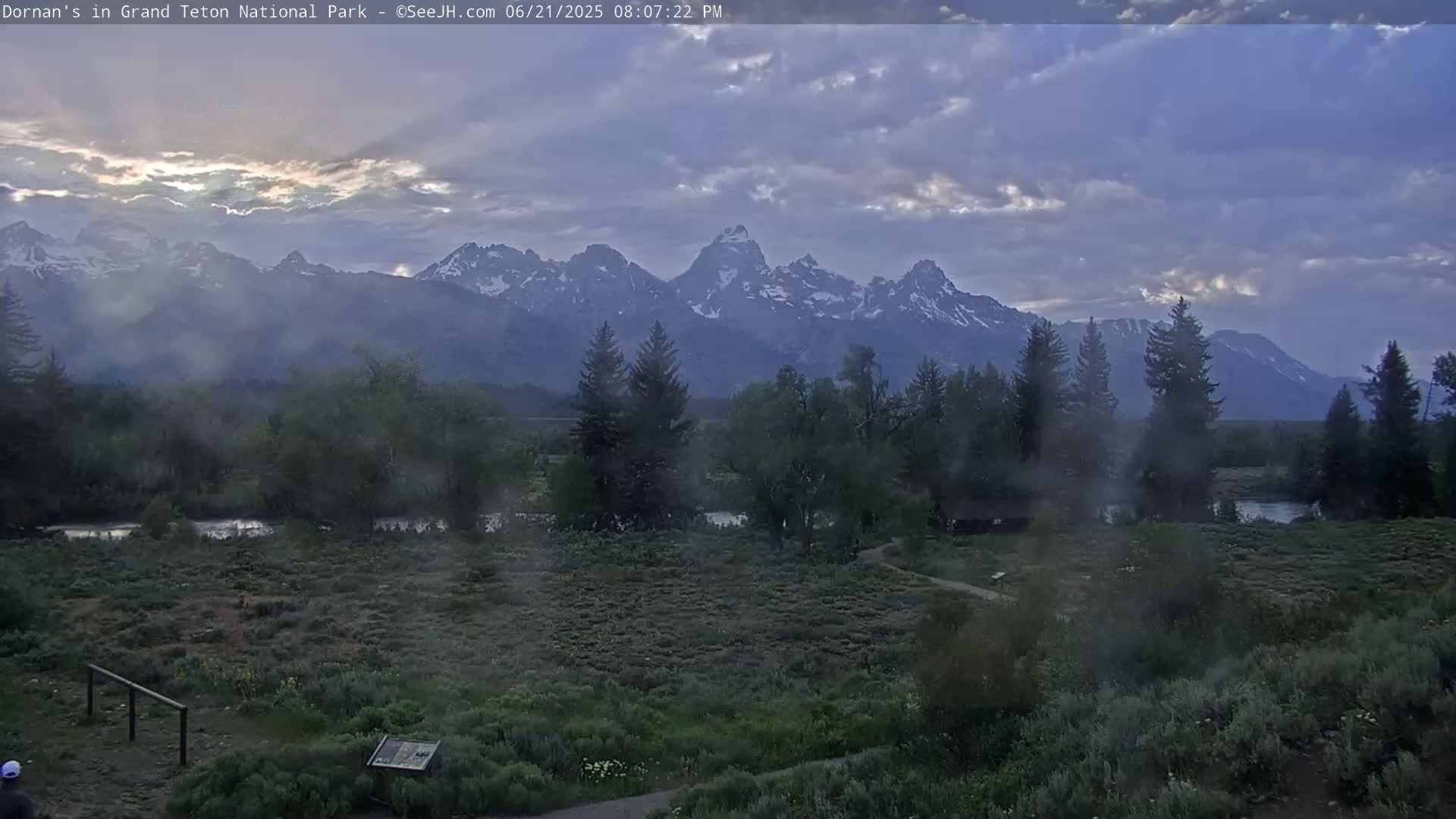 Grand Teton National Park  Live Cam - Moose, Teton, Wyoming, USA