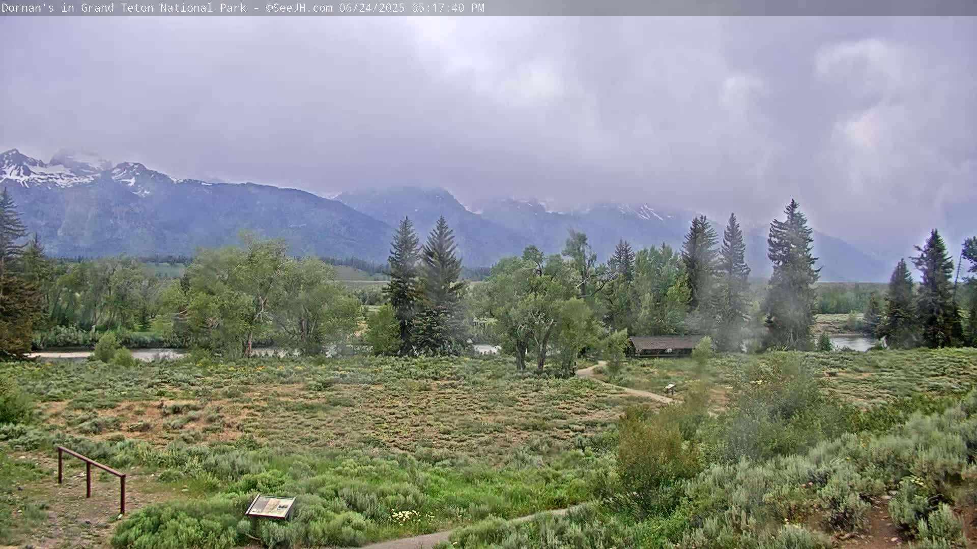 Grand Teton National Park  Live Cam - Moose, Teton, Wyoming, USA