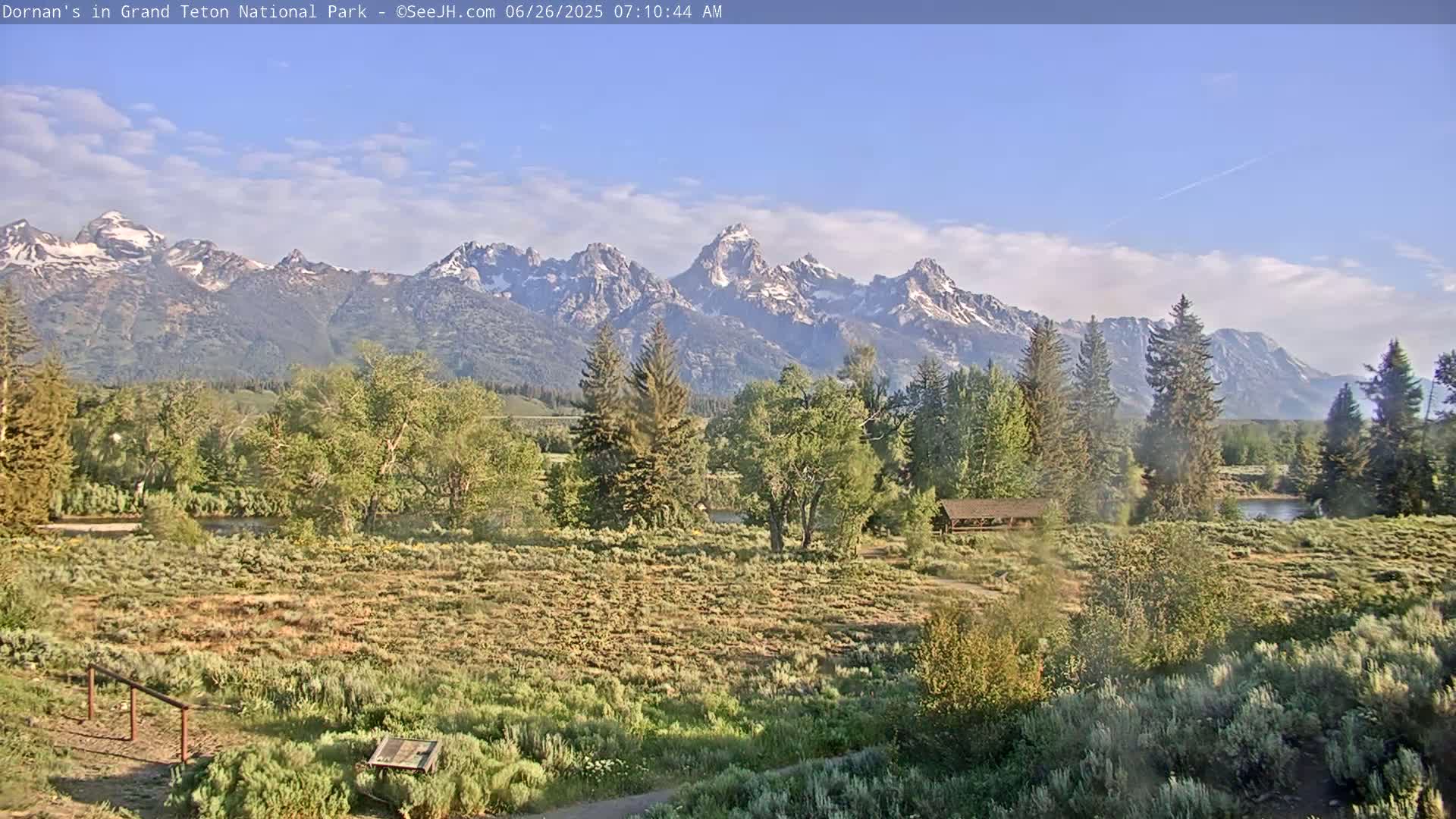 Grand Teton National Park  Live Cam - Moose, Teton, Wyoming, USA