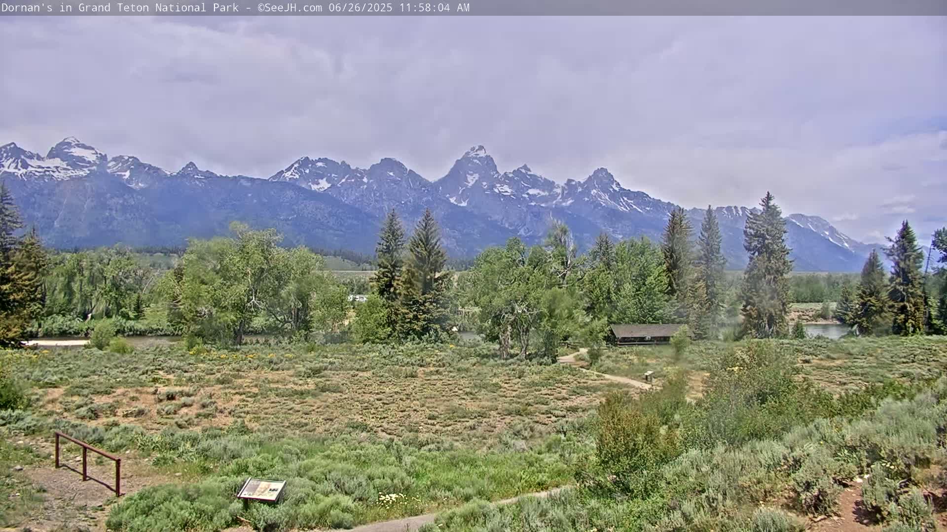 Grand Teton National Park  Live Cam - Moose, Teton, Wyoming, USA