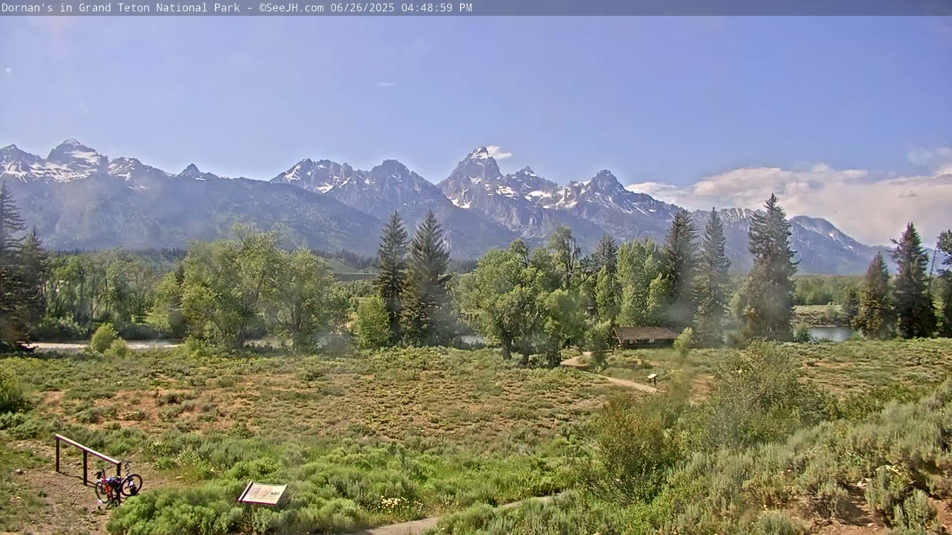 Grand Teton National Park  Live Cam - Moose, Teton, Wyoming, USA
