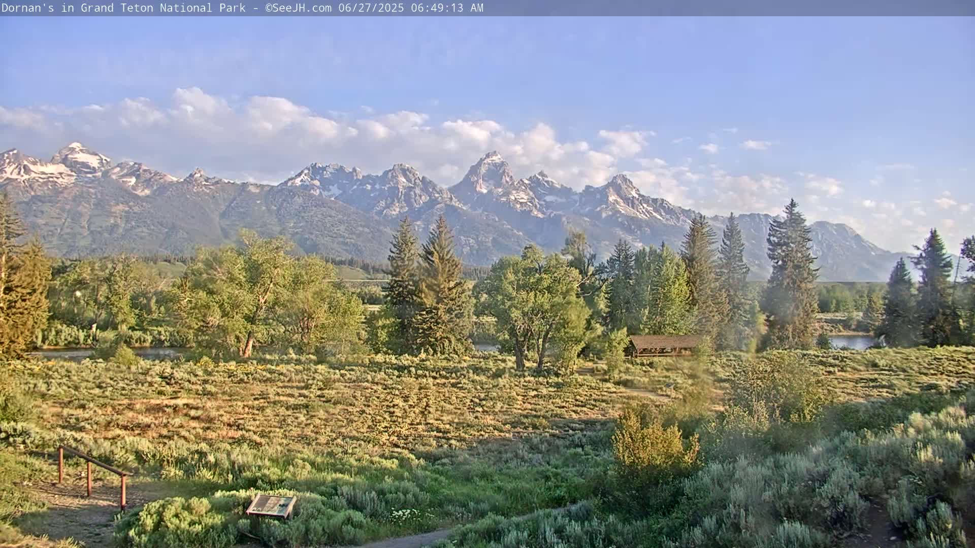 Grand Teton National Park  Live Cam - Moose, Teton, Wyoming, USA