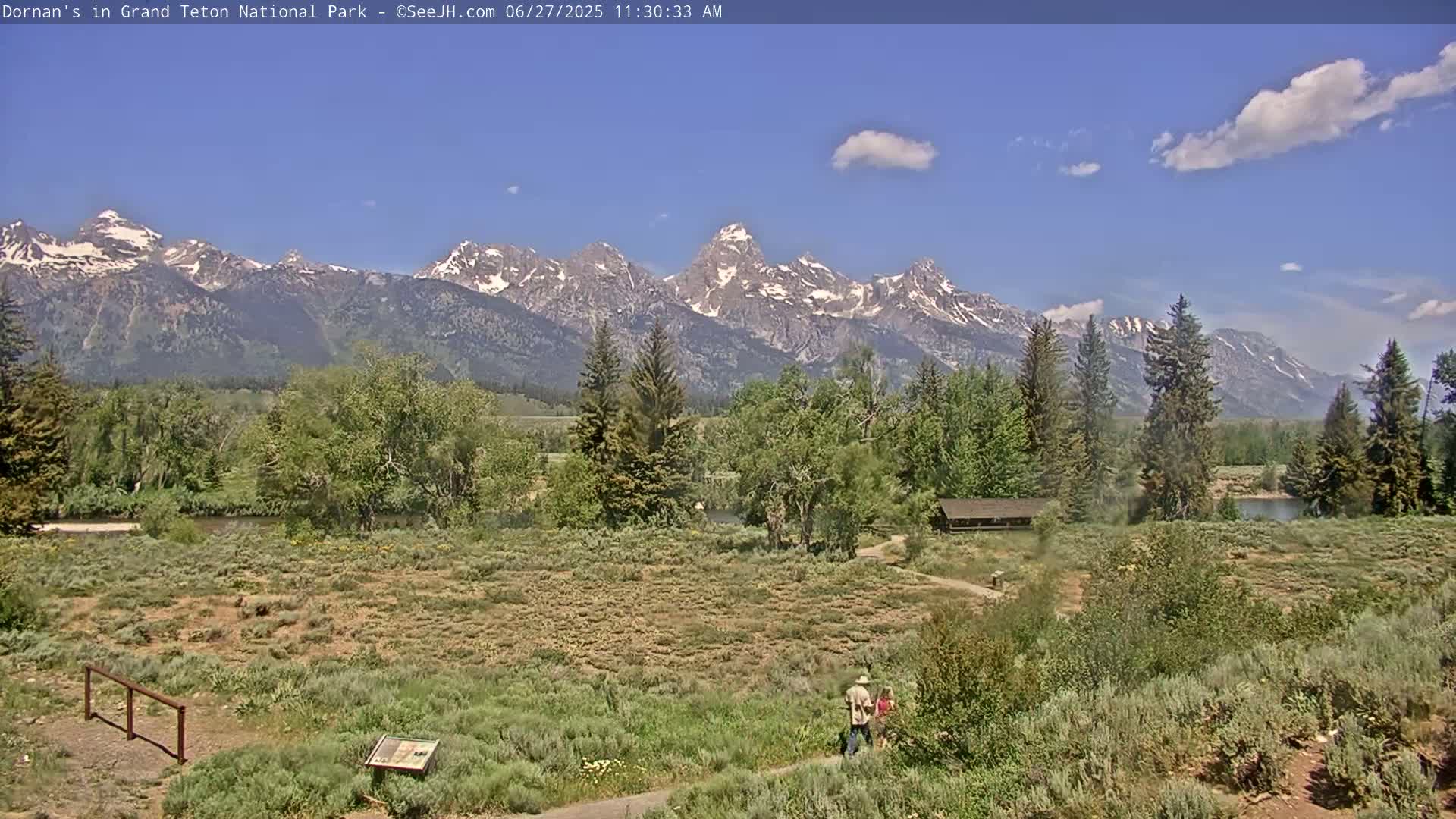 Grand Teton National Park  Live Cam - Moose, Teton, Wyoming, USA